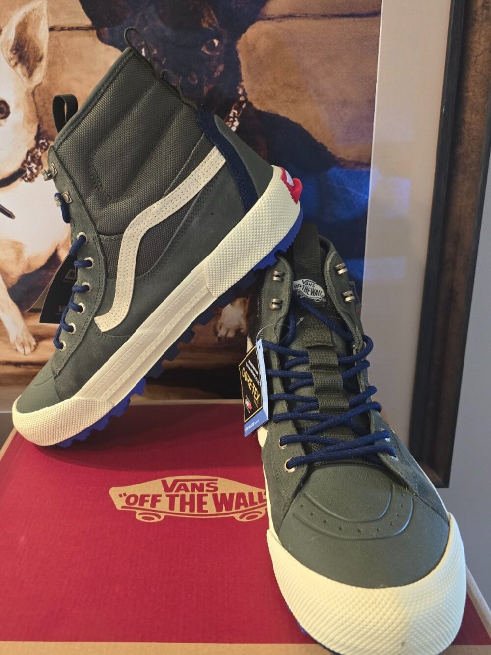 Vans Sk8-Hi Gore-Tex Insulated MTE 3 Waterproof Winter Boot Shoe Green Mens 12